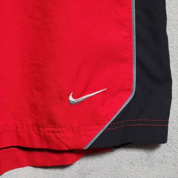 Nike Shorts Mens 3XL Red‎ Black Gray Dri-Fit Athletic Basketball 465093-612 - Picture 2 of 14